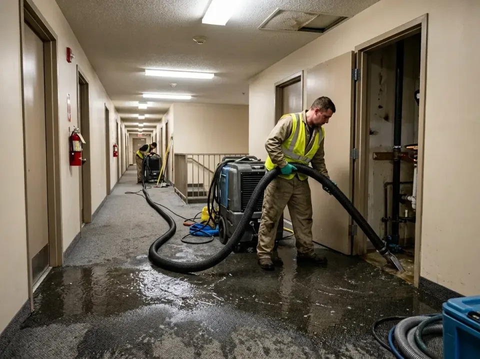 multi-unit-apartment-hallway-f-005 — frequently asked questions, Emergency Burst Pipe Water Extraction & Removal in Cannon A…